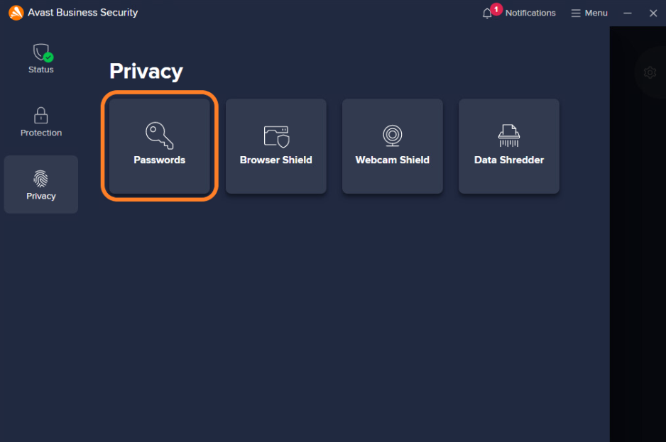 Password Manager (Avast Passwords)