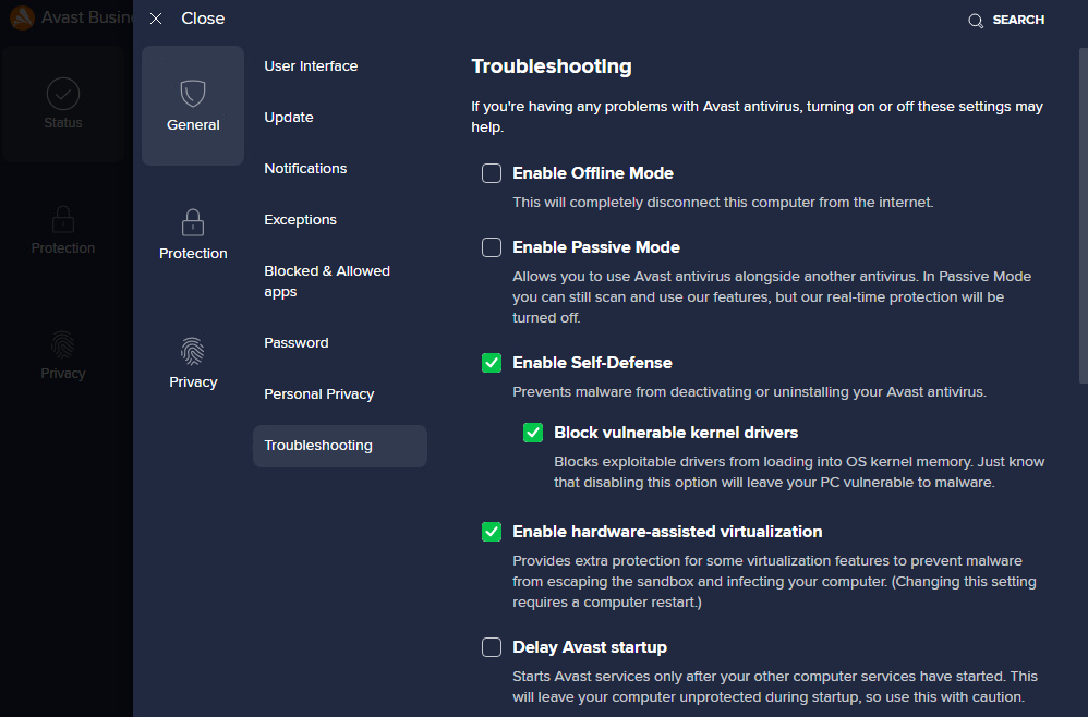 Troubleshooting Blocks